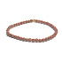 Goldstein Goldfacettenarmband elastisch, Kunststeinkugel 4 mm / 16 - 17 cm, Ambitionsstein