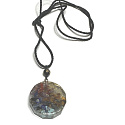Orgonit-Amulett, Baum des Lebens, Energieerzeuger, Naturstein (7 Chakren) + Epoxidharz + Seil 22 g