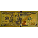 Talisman Gold Kunststoff-Banknote 100 USD