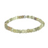 Granat Tsavorit grün facettiert Armband elastisch Naturstein, Kugel 4,5 mm / 16 - 17 cm, Gärtner Maskottchen