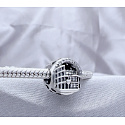 Sterling Silber 925 Rom - Kolosseum, Reise-Armband Perle