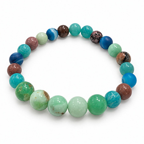 Armband mit Geschichte – Vergib mir, natürliche Mineralien, Kugel 8 mm / Handgelenk 14–15 cm Armband mit Geschichte – Vergib mir, natürliche Mineralien, Kugel 8 mm / Handgelenk 14–15 cm