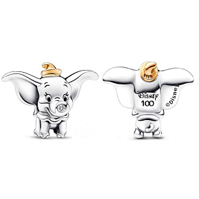 Charme Sterling Silber 925 Disney 100. jahrestag Dumbo Elefant Bead Armband Fairy Tale