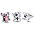Charme Sterling Silber 925 Disney Stitch mit Geburtstagstorte, Perle auf Armband Film