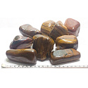 Tigerauge Getrommelter Naturstein 100 - 160 g, 1 Stück, Stein der Sonne und der Erde, bringt Glück und Reichtum