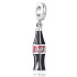 Charm Sterling Silber 925 Coca Cola Flasche, Armband-Anhänger, Essen und Trinken