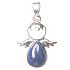 Lapislazuli Engel Schutzengel Anhänger Naturstein 3,5 x 2,5 mm, Stein der Harmonie