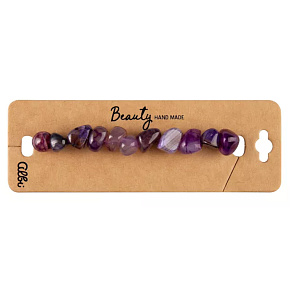 Albi Amethyst elastisches Armband 20 cm