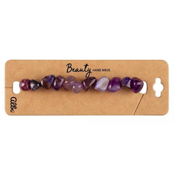 Albi Amethyst elastisches Armband 20 cm