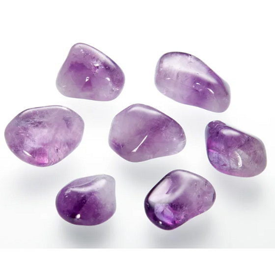 Amethyst Getrommelter Naturstein, ca. 2 cm, 5-10g, 1 Stück, Stein der Könige und Bischöfe