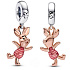 Charms Sterling Silber 925 Disney Winnie the Pooh - Ferkel, Armband Anhänger