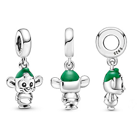 Charms Sterling Silber 925 Disney Cinderella - Gus the Mouse, Film-Armband-Anhänger