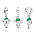 Charms Sterling Silber 925 Disney Cinderella - Gus the Mouse, Film-Armband-Anhänger