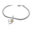 Sterling Silber 925 Baum des Lebens, Herz, Mama, 2in1 Familienarmband-Anhänger