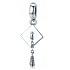Charm Sterling Silber 925 Graduation - Graduation Cap - Straight, Graduate Anhänger Armband