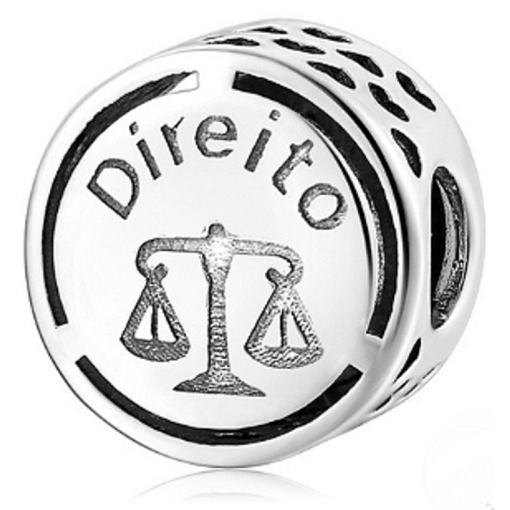 Charme Sterling Silber 925 Rechte, Perle auf Armband Job