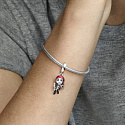 Charme Sterling Silber 925 Marvel The Avengers, Black Widow, Armband Anhänger