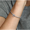 Charme Sterling Silber 925 Alphabet Buchstabe B, Perle für Armband