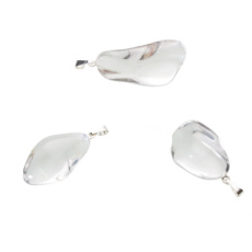 Crystal Tumbler Anhänger Naturstein M, ca. 2,5 cm, AA Qualität, Stein der Steine