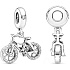 Charme Sterling Silber 925 Dazzling Wheel, Anhänger am Armband Sport