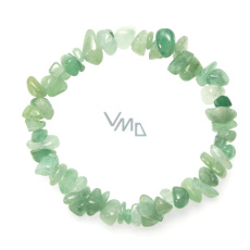 Avanturin Armband elastisch gehackter Naturstein 19 cm, Glücksstein