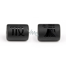 Onyx Sternzeichen Jungfrau, Naturstein-Armbandanhänger, 10 mm 1 Stück, Stein der Lebenskraft Onyx Sternzeichen Jungfrau, Naturstein-Armbandanhänger, 10 mm 1 Stück, Stein der Lebenskraft