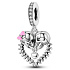 Charm Sterlingsilber 925 Skelette Love Halloween, Anhänger für Armband Halloween