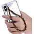 Tigerauge Anhänger für Handy gegen Verlust, Natursteinperle 6 mm / 26,5 cm, Stein der Sonne und Erde, bringt Glück und Reichtum