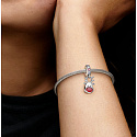Sterling Silber 925 Red Nose Reindeer - Lass dein Licht leuchten, Weihnachts-Armband-Anhänger