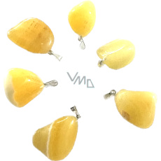 Calcit orange Troml-Anhänger Naturstein M, ca. 2,5 cm, Intuitionsstein Calcit orange Troml-Anhänger Naturstein M, ca. 2,5 cm, Intuitionsstein