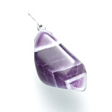 Amethyst Malawi Trommel-Anhänger Naturstein M, ca. 2,5 cm, Stein der Könige und Bischöfe