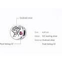 Sterling Silber 925 Grandma Love, Armband Perle, Familie
