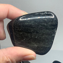 Obsidian Getrommelter Naturstein 40 - 100 g, 1 Stück, Rettungsstein