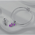 Sterling Silber 925 Luminous - Tierkreiszeichen Skorpion, Armband-Anhänger