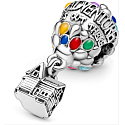 Charms Sterling Silber 925 Disney Up in the sky - Fliegendes Haus mit Ballons, Perle für Armband