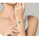 Sterling Silber 925 Good Luck - Glücksperle auf Armband Symbol