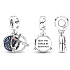 Charms Sterling Silber 925 Marvel Star Wars Lichtschwert 2in1, Armband Anhänger
