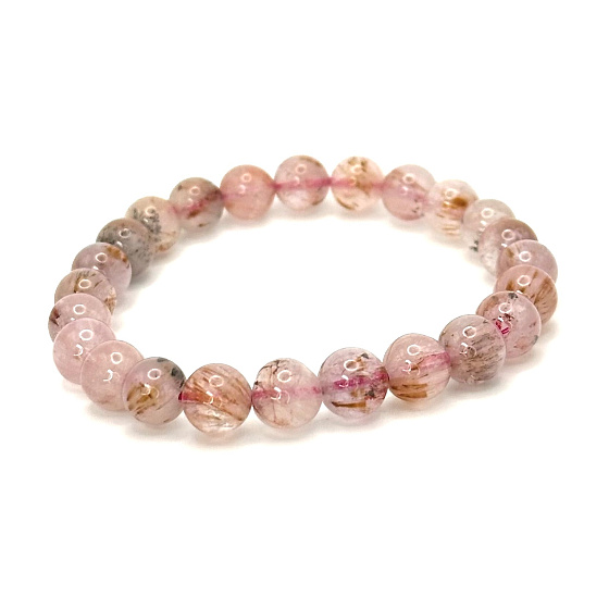 Auralit 23 Armband elastischer Naturstein, Kugel 7 - 7,5 mm / 16 - 17 cm, einer der kraftvollsten Steine der Welt