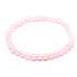 Rosie's Armband elastisch Naturstein, Kugel 4 mm / 15 cm, für Kinder, Liebe Stein