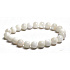 Mondstein weiß Armband elastisch Naturstein, Perle 8 mm / 16-17 cm, Stein des Schicksals