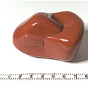 Jaspis rot Getrommelter Naturstein 220 - 280 g, 1 Stück, Vollpflegestein