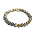 Ryolit Armband elastisch Naturstein, Kugel 6 mm / 16-17 cm, Stein der klaren Bewusstsein