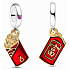 Charms Sterling Silber 925 Roter Umschlag - Reichtum Anhänger Armband Symbol