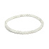 Mondstein weiß Armband elastisch Naturstein, Kugel 4 mm / 16-17 cm, Stein des Schicksals