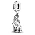 Sterling Silber 925 Löwe, Tierarmband-Anhänger