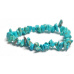 Tyrkenit Armband elastisch gehackter Naturstein 19 cm, Stein der jungen Leute, die ein Lebensziel suchen