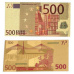 Talisman Gold Kunststoff-Banknote 500 EUR