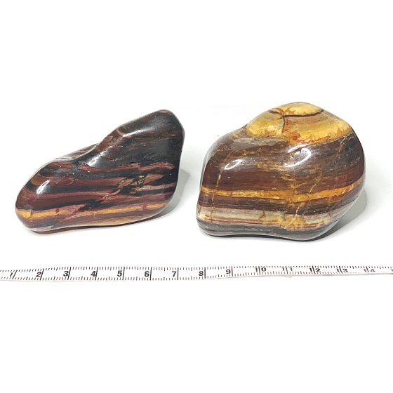 Tigerauge Getrommelter Naturstein 220 - 280 g, 1 Stück, Stein der Sonne und der Erde, bringt Glück und Reichtum