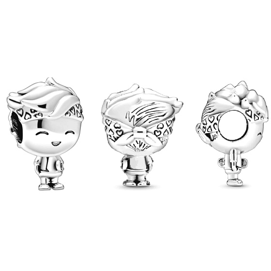 Charm Sterling Silber 925 Teenage Teenager, Perle auf Armband Familie