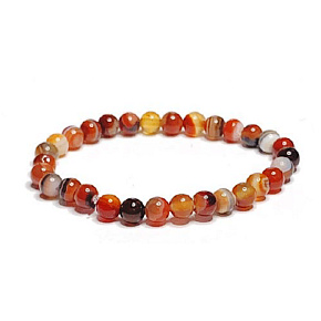 Achat gelb Armband elastisch Naturstein, Kugel 6 mm / 16 - 17 cm Achat gelb Armband elastisch Naturstein, Kugel 6 mm / 16 - 17 cm